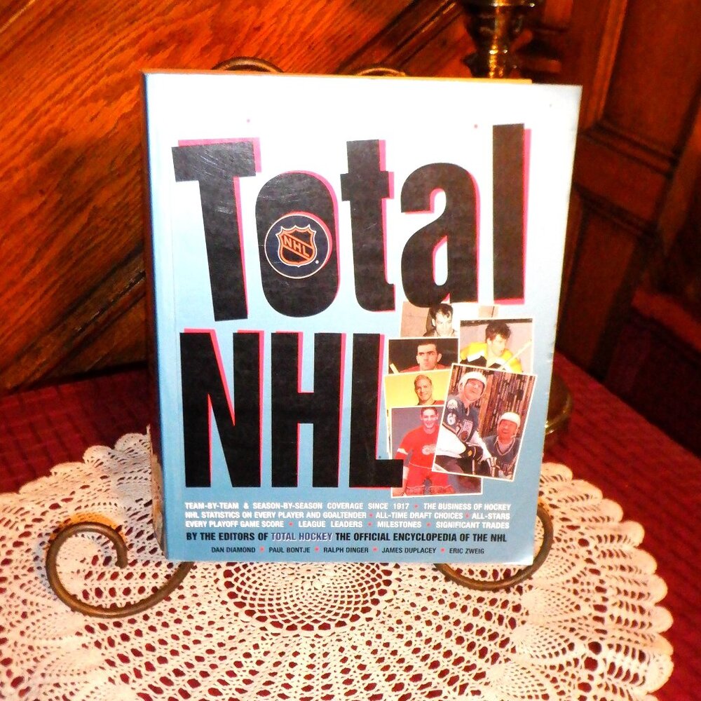 *** TOTAL NHL *** 928 Pgs / The Ultimate Source on the National Hockey League